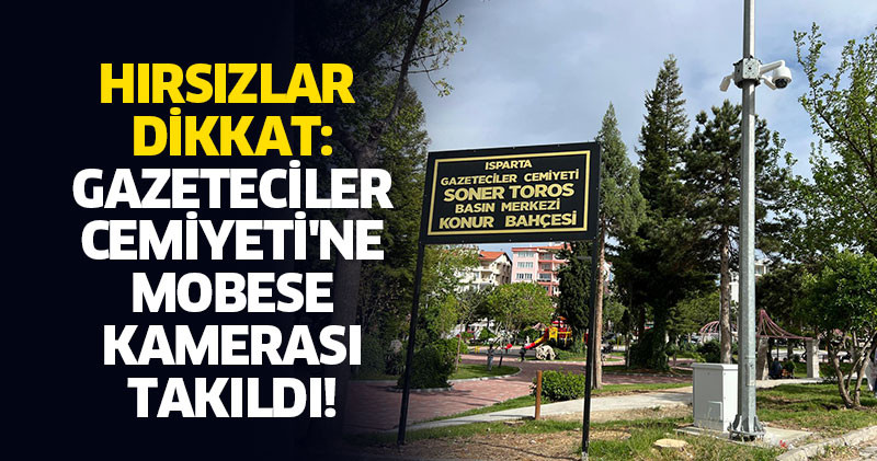 Hırsızlar Dikkat: Gazeteciler Cemiyeti'ne Mobese Kamerası Takıldı!