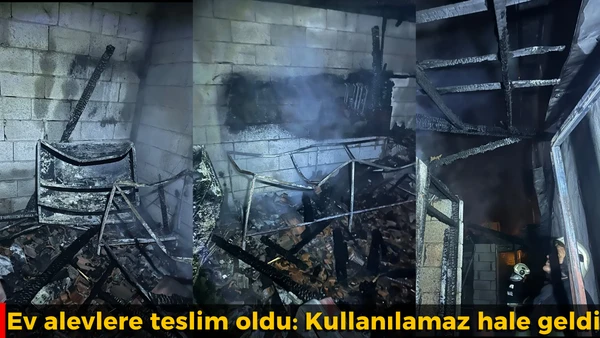 Alevlere teslim oldu
