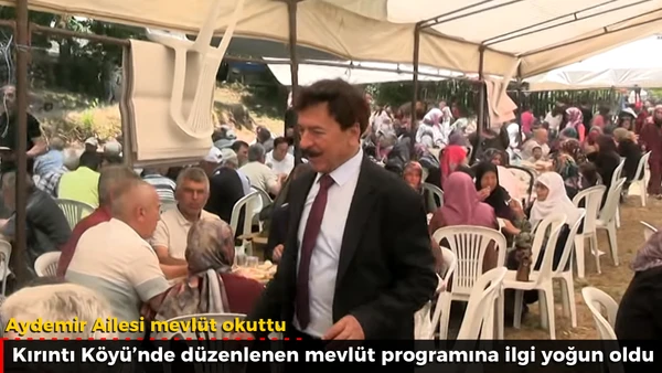 Aydemir Ailesi mevl&uuml;t okuttu 