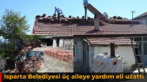Başdeğirmen&rsquo;den ihtiya&ccedil; sahibi ailelerin akan &ccedil;atılarına kiremit desteği