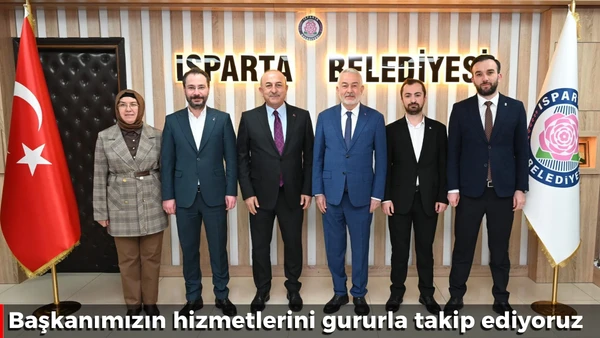 Başkanımızın hizmetlerini gururla takip ediyoruz