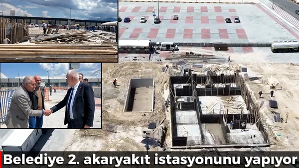 Belediye 2. akaryakıt istasyonunu yapıyor