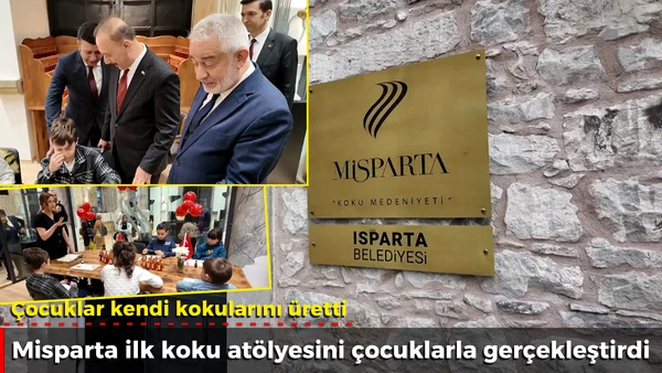 &Ccedil;ocuklar kendi kokularını &uuml;retti