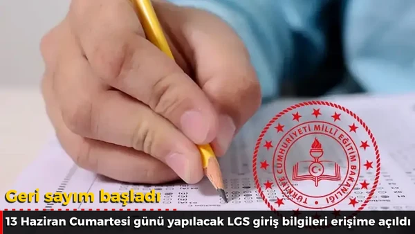 Geri sayım başladı