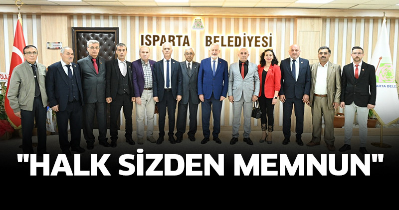 Halk sizden memnun