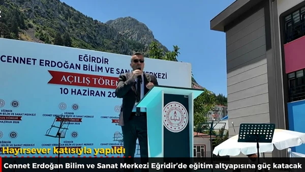 Hayırsever katısıyla yapıldı 