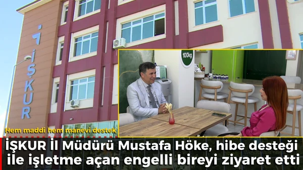 Hem maddi hem manevi destek