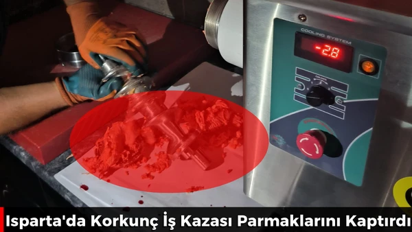 Isparta'da Korkun&ccedil; İş Kazası