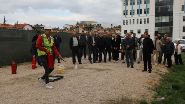 ISUB&Uuml;'de yangın tatbikatı yapıldı