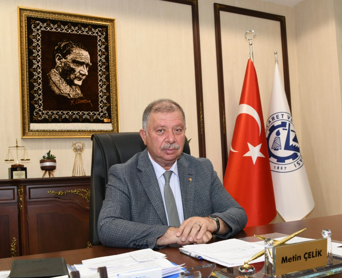 ITSO BAŞKANI METİN ÇELİK:  ZORLUKLARA RAĞMEN İHRACATIMIZ İYİ SEYREDİYOR