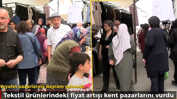 Kıyafet pazarlarına bayram gelmedi