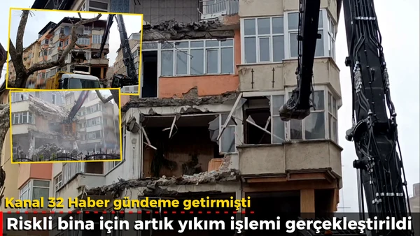 O bina yıkıldı