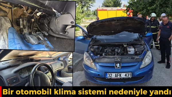 Otomobilde Korkutan Yangın