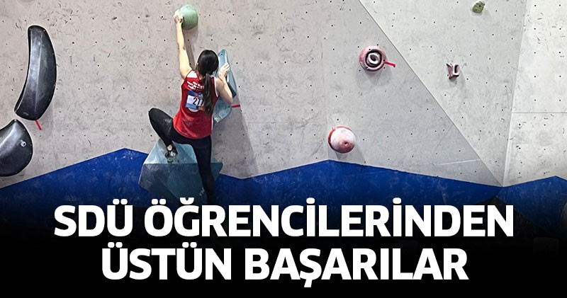SDÜ öğrencilerinden üstün başarılar