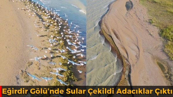  Sular &Ccedil;ekildi Adacıklar &Ccedil;ıktı