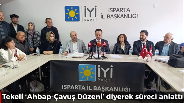 TEKELİ &lsquo;AHBAP-&Ccedil;AVUŞ D&Uuml;ZENİ&rsquo; DİYEREK S&Uuml;RECİ ANLATTI