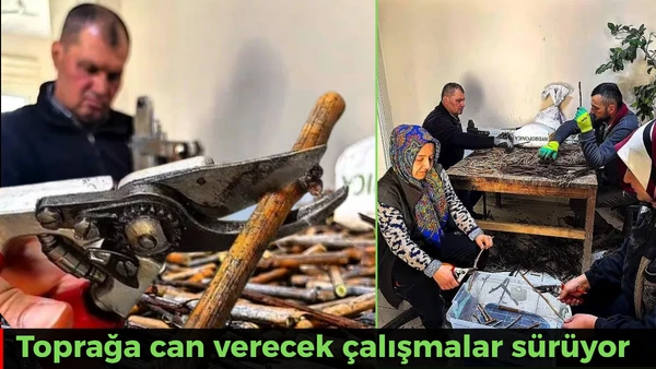 Toprağa can verecek &ccedil;alışmalar s&uuml;r&uuml;yor