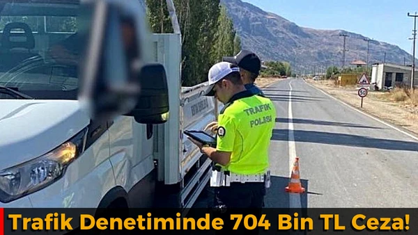 Trafik Denetiminde 704 Bin TL Ceza!