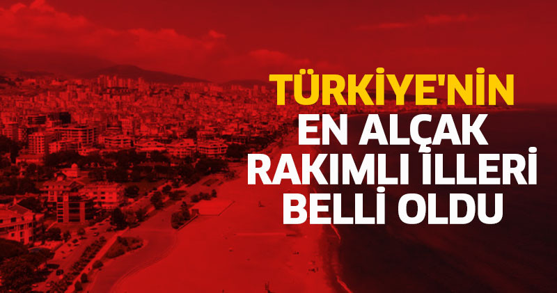 Türkiye'nin En Alçak Rakımlı İlleri Belli Oldu