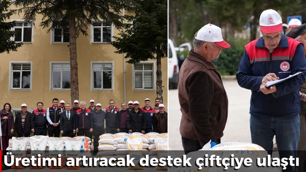 &Uuml;retimi artıracak destek &ccedil;ift&ccedil;iye ulaştı