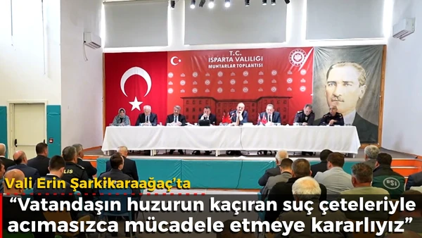 Vali Erin Şarkikaraağa&ccedil;&rsquo;ta