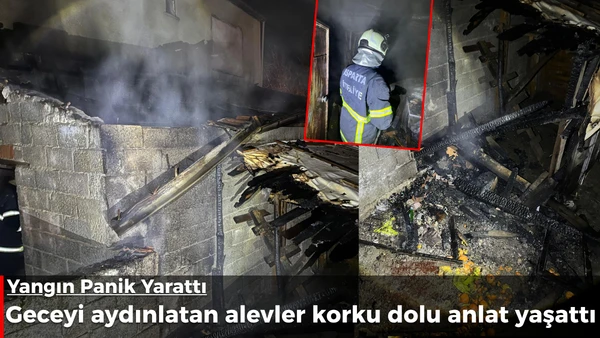 Yangın paniğe neden oldu