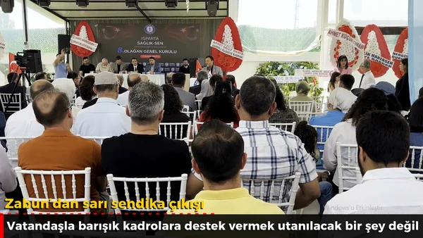 Zabun&rsquo;dan sarı sendika &ccedil;ıkışı 